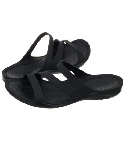 Crocs Swiftwater Sandal W Black 203998-060 (CR120-e) šlepetės