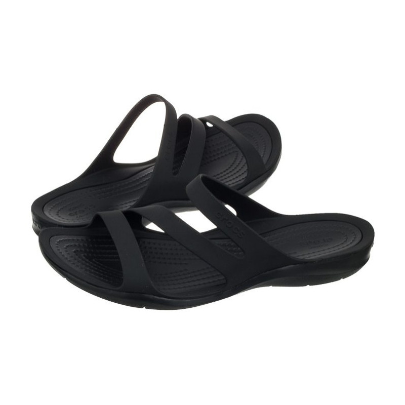 Crocs Swiftwater Sandal W Black 203998-060 (CR120-e) šlepetės