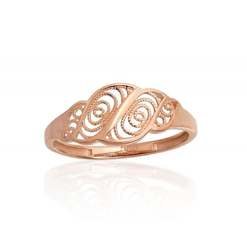 Gold ring 1100938(Au-R), Red Gold 585°