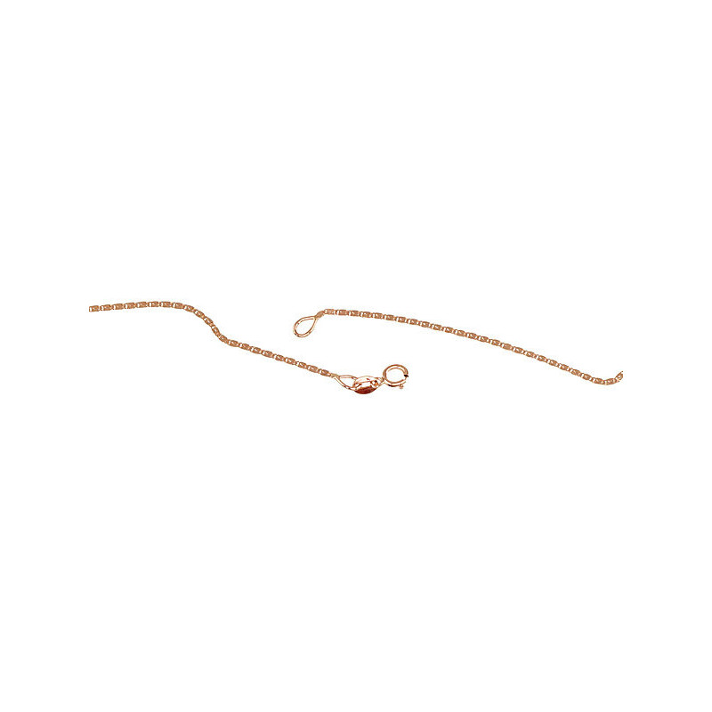 Gold chain Snail 1.15 mm 1400039(Au-R), Red Gold 585°